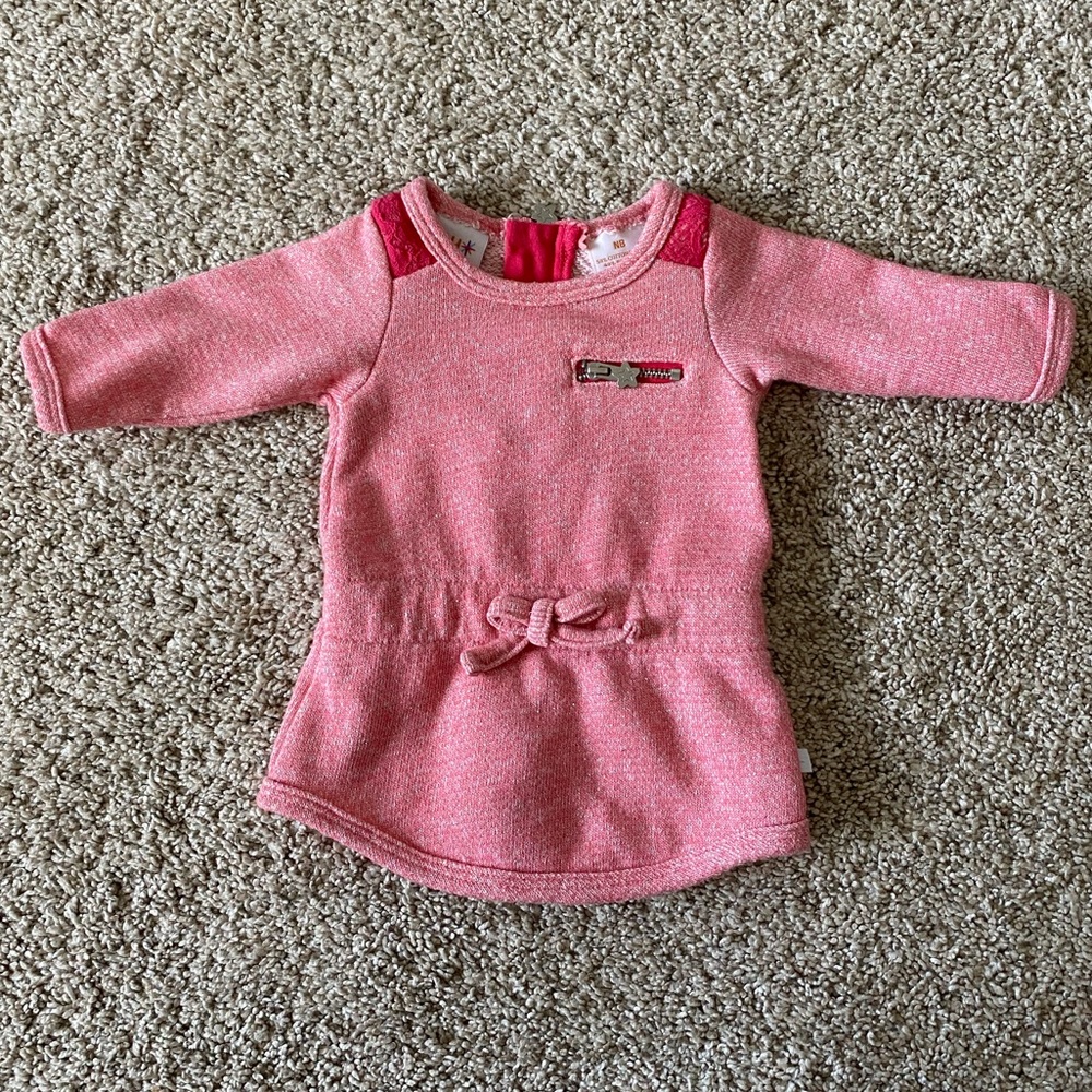 Truly Scrumptious by Heidi Klum baby girl sweater dress size newborn